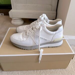 Michael Kors Allie Trainer White Sneakers - Size 5.5